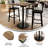 36" Square Commercial Seamless Surface Tabletop with Bar Height Base-2017953804