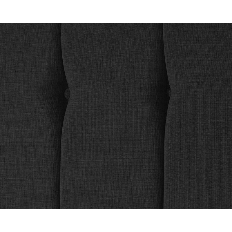 Aiman Upholstered Headboard, Kingsize (5'), Ebony