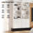 69" Tall Bookshelf with Fluted Doors, 6-Tier Modern Bookcase and Storage Cabinet, Display Shelves with Anti-Tip Kit for Living Room, Bedroom, and Home Office Decor-1954291248