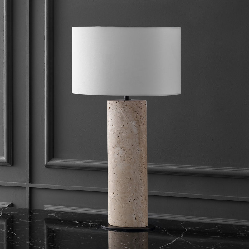 Lampe de table en travertin Jillianna