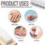Wooden Nail Brush Set 6 Pack Double Sided Firm Bristle Nail Cleaner For Hands Feet Manicure Pedicure Cleaning Brush Durable Design
