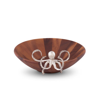 Vagabond House Sea And Shore Wood Salad Bowl