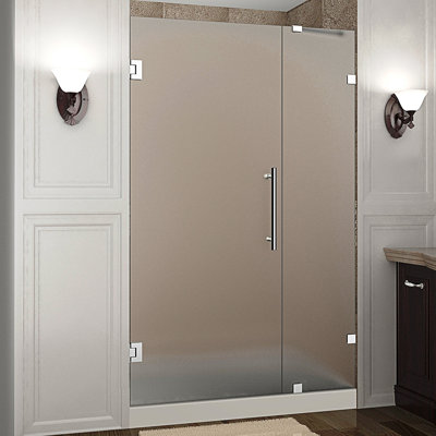41" x 72" charnière entièrement sans cadre porte de douche Nautis