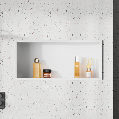 NICHE DE DOUCHE - 12 X 12 BLANC