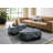 Cast Boulder Coffee Table, Charcoal Stone, Large