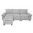 Oversized modern comfy comfy sofa with Ottoman-867979013