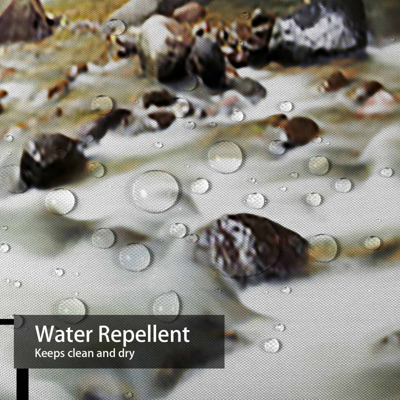 Rideau de douche avec 12 crochets River River, L 72 po x l 72 po