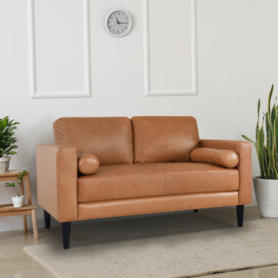 Ensemble de salon 3 pièces en cuir Nataniel Air, canapé, causeuse et fauteuil, sièges modernes pour la maison ou le bureau