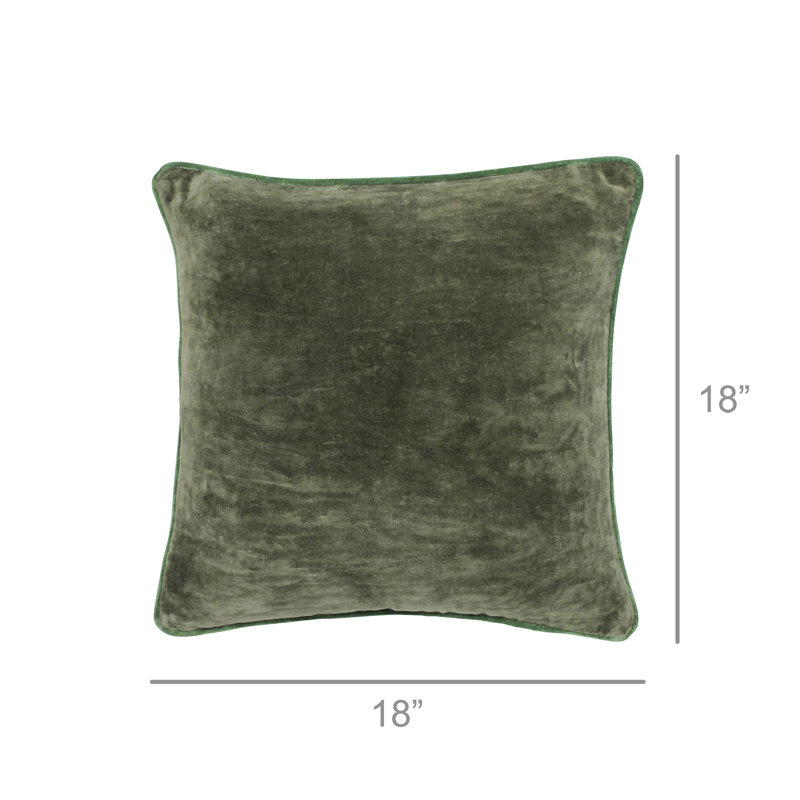 Keely Throw Pillow, Juniper Green