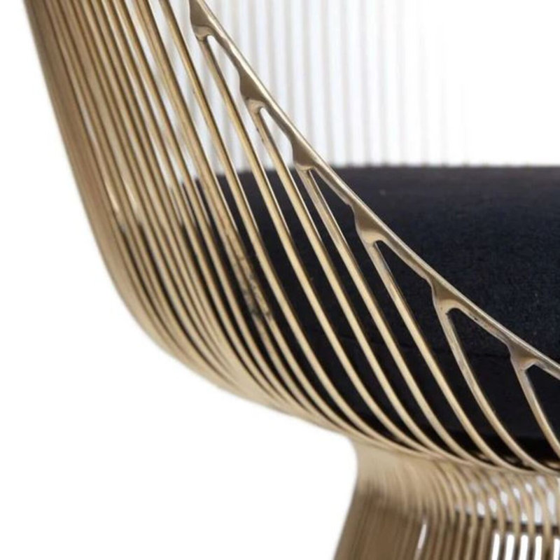 Halan Dining Chair, Gold