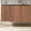 Armoire de salle de bain flottante Mid-Century