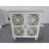 Retro Storage Cabinet With Tempered Glass Doors