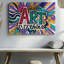 Toile «A Vibrant Illustration Bursts Forth With The Expression Art Is Wall Art»-758586019