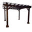 Pergola de couleur unie Mission-709337887