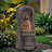 Handcrafted Outdoor Weather Resistant Floor Fountain with Lights