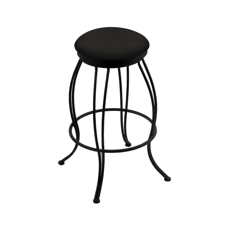3000 Georgian Swivel Bar Stool, Vinyl-Canter Espresso