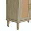 Armoire à 4 portes rétro style industriel Rivet Decor, portes décorées en lin, pour chambre à coucher, salon, bureau, facile à assembler-530295578