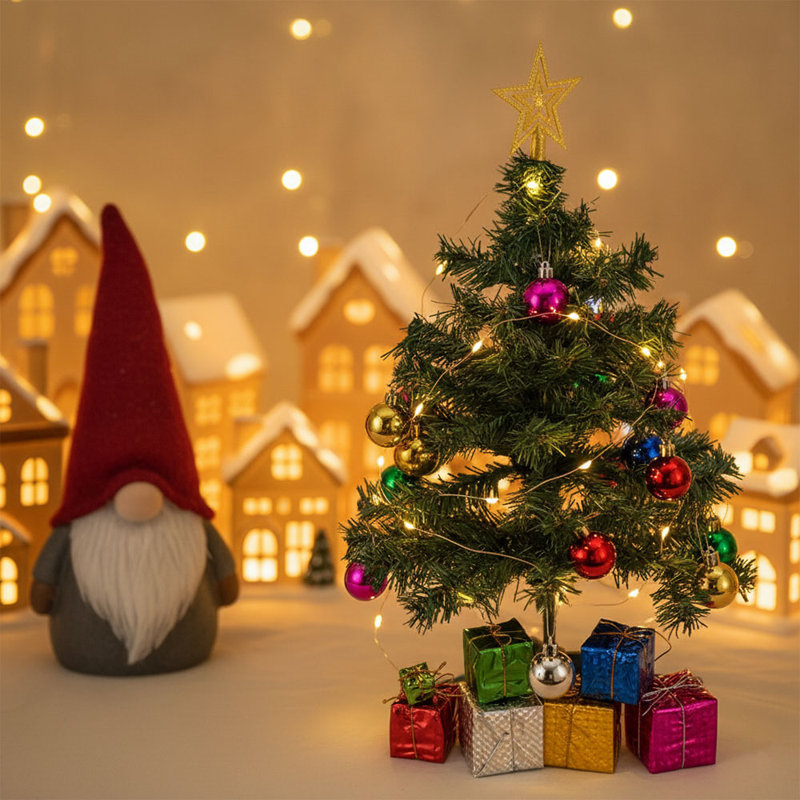 50cm H Lighted Artificial Christmas Tree