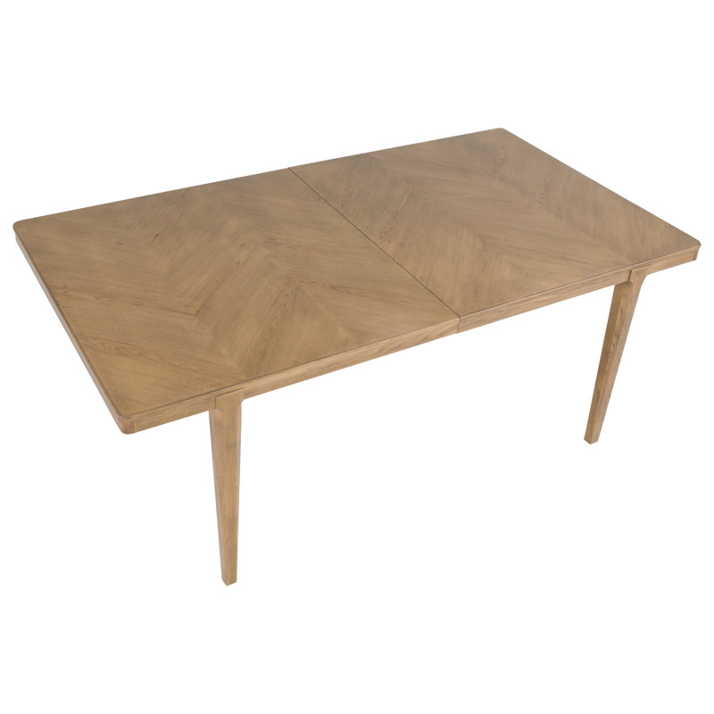 Maxwell Solid Oak Dining Table, Sunlit Oak