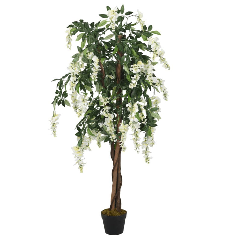 Faux Wisteria Tree in Pot, 80cm H x 82cm W