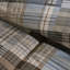 Édredon pour lit simple - Motif écossais brun-bleu, rembourrage, 2 taies décoratives, microfibre lavable à la machine et à carreaux, matelassage de boîte cousue, utilisation toutes saisons, 1 taie pour lit simple, literie-118740179