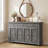 Saskia 4-Door 3-Drawer Sideboard With Farmhouse Design-181564887