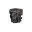 Black Wash Solid Wood Tree Stump End Table
