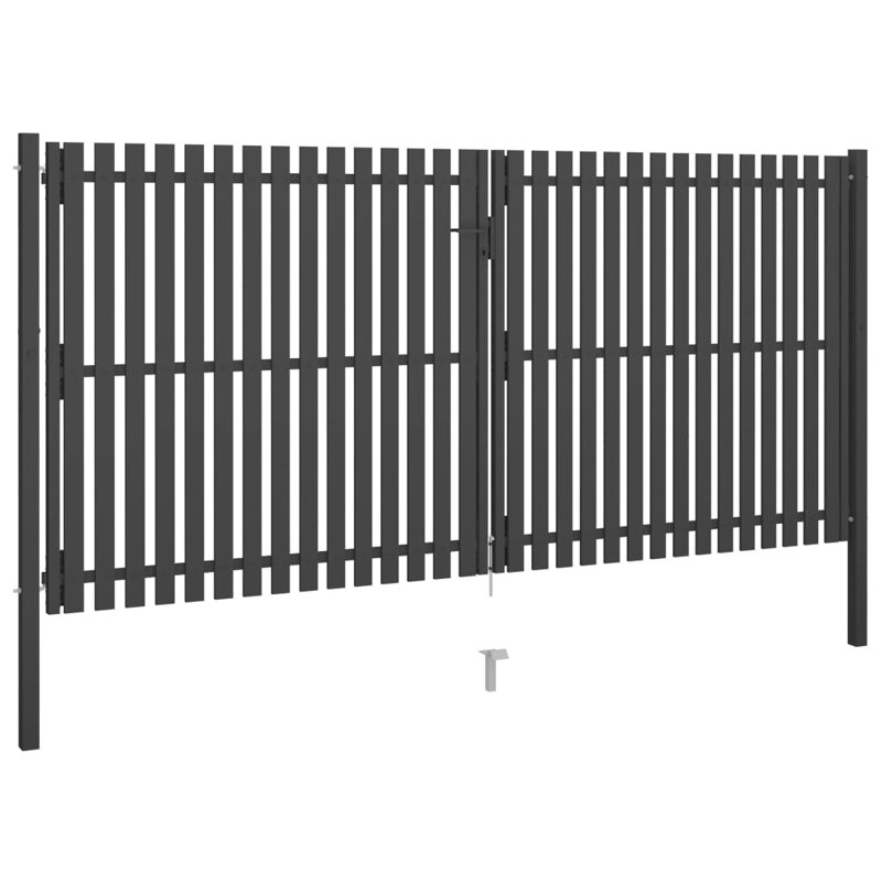 Patroclus 200 cm H x 400 cm W Gate Fencing, 225cm H x 400cm W