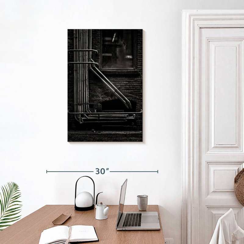 Lilie Alleyway Pipes I, 30" H x 20" W