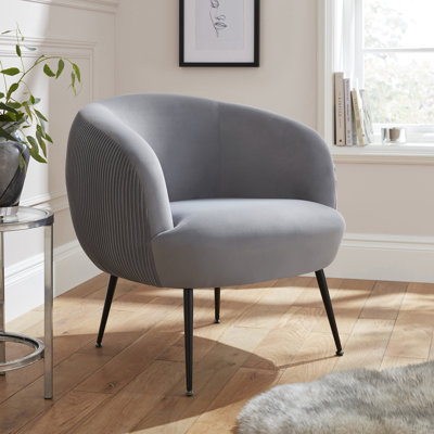Upholstered Barrel Chair