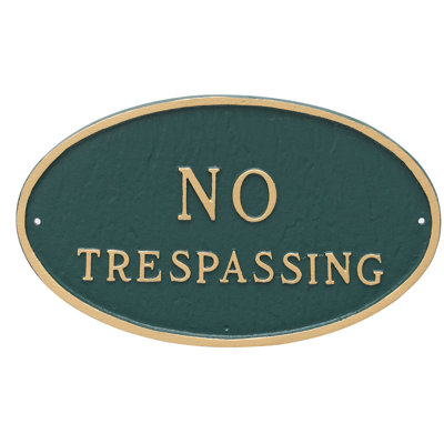 Weather Resistant Metal Garden Plaque