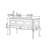 French Retro Style Black Five-drawer Writing Desk-533028594