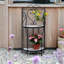 Raf Sunflower Mosaic Indoor Outdoor Metal Plant Storage Garden Stand