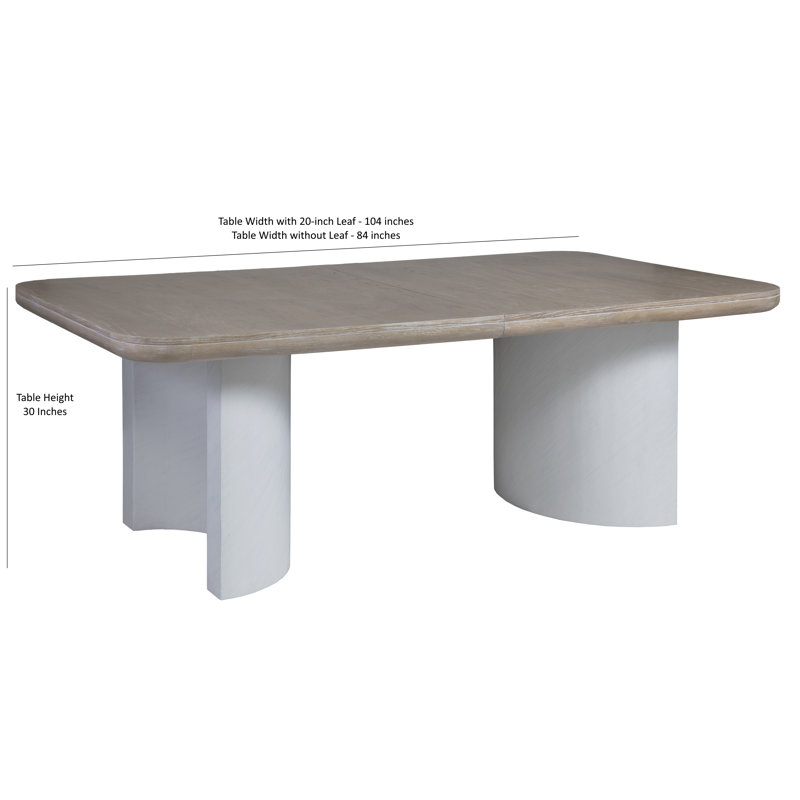 Table de salle à manger extensible Malan
