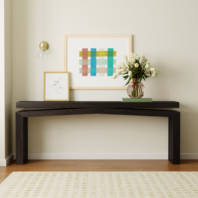Henn 78.75'' Solid Wood Console Table