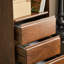 Bibliothèque de meubles en bois massif pur