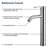 16-1/2 in. Above Counter Elegant Clear Cricle Glass Vessel Basin Round Bathroom Vessel Sink with Chrome Faucet and Pop-up Drain