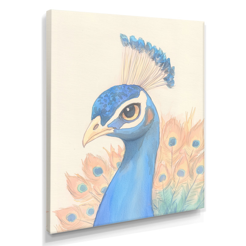 Ishaan - animaux, art mural sur toile, Toile tendue, Ne pas appliquer, H 20 po x l 12 po