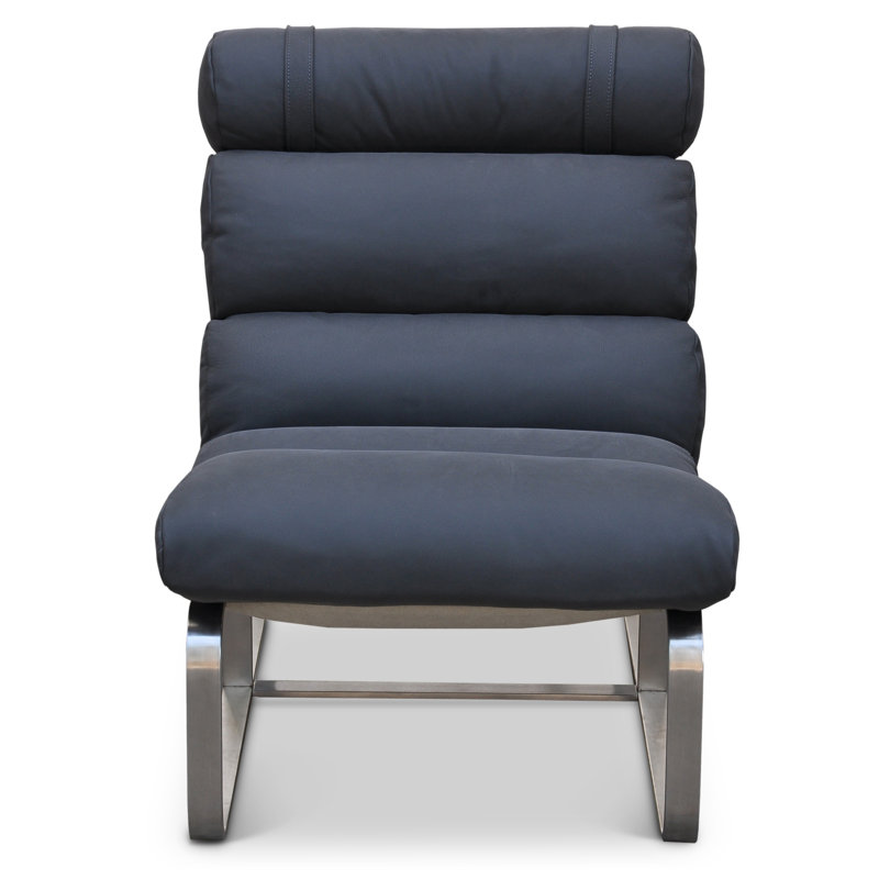 Lounge Chair, Carbon Genuine Leather