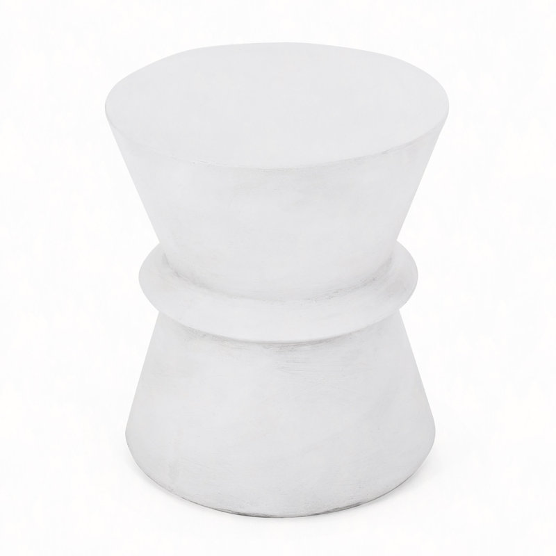 Outdoor Lightweight Concrete Side Table