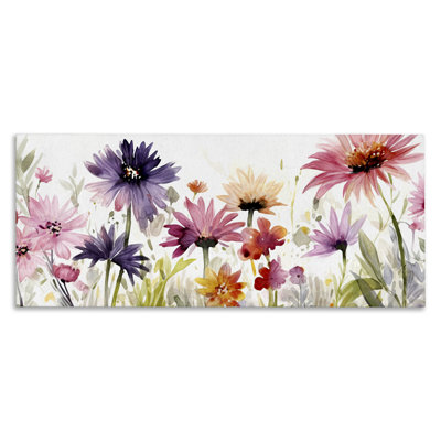 Fleurs roses et mauves par Ziwei Li