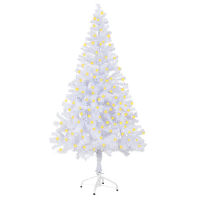Arbre de Noël artificiel illuminé avec support Décoration de fête d'arbre de Noël