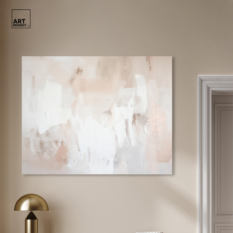 «Opalescent Hues III», art neutre sur toile par Art Remedy, H 36 po x l 45 po, Toile tendue