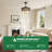 42" Crystal Ceiling Fan With Light 3-blade Black