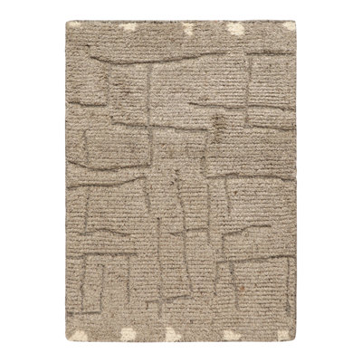 Rectangle  Wool Area Rug