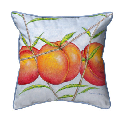 Housse et insert de coussin d'extérieur carré Peaches Peaches