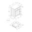 Table d'appoint, table de chevet, tiroir de rangement, bout, table d'appoint, chambre à coucher, lampe, placage de rangement, transitionnel-2039312723
