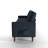 73.2" Space-Saving Storage 3-Seater Sofa, Solid Wood Legs &Removable backrest,Polyester Blended Modern Couch, Navy Blue-1198466978