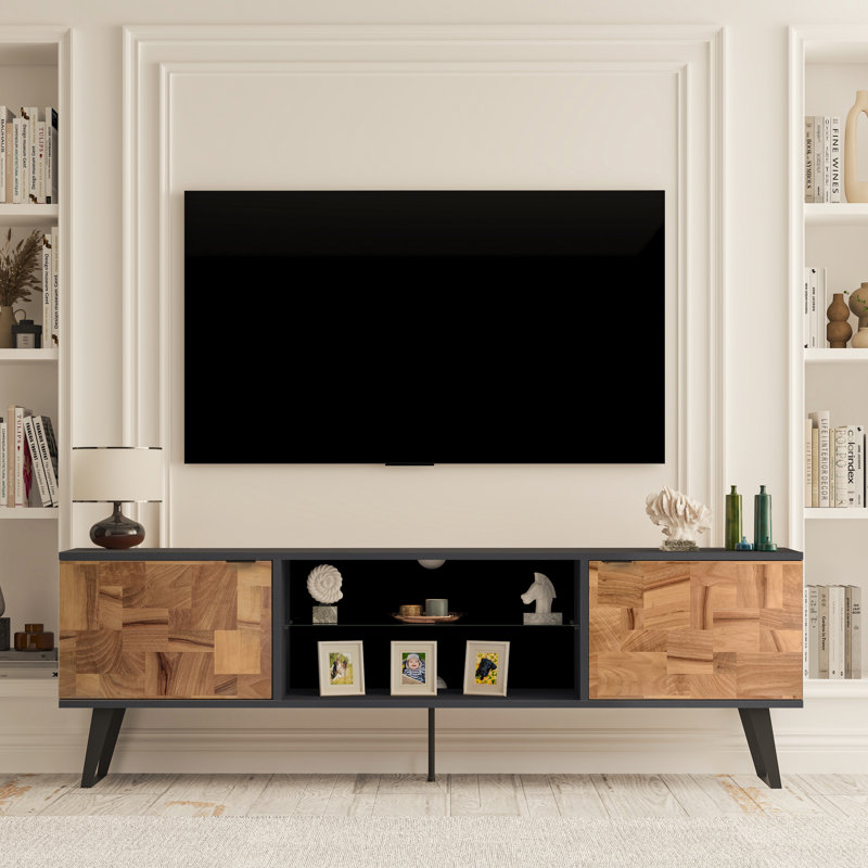 Annaleice TV Stand for TVs up to 78", Woody