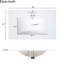 Meuble-lavabo gris 30 po, armoire moderne avec lavabo en céramique, structure en bois massif, 3 tiroirs et porte à fermeture silencieuse pour meuble-lavabo fabuleux, lavabo, splendide